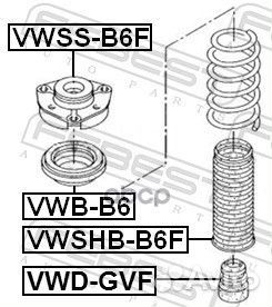 Отбойник амортизатора VWD-GVF VWD-GVF Febest