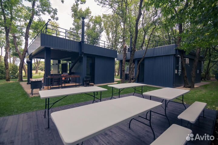 Аренда беседки с бассейном