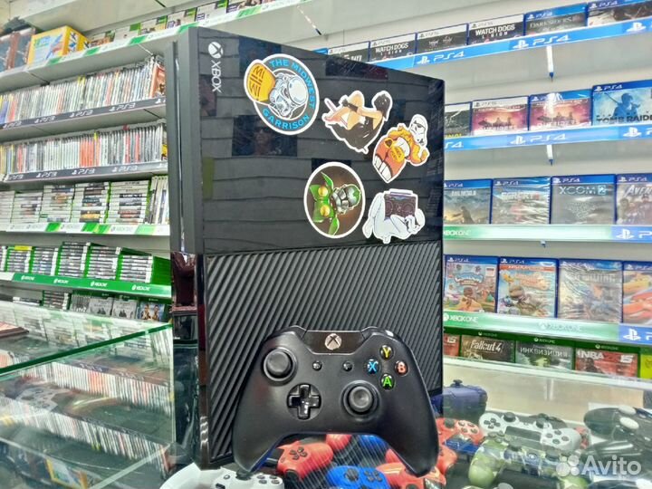Игровая консоль Xbox One Fat + 60 топовых игр