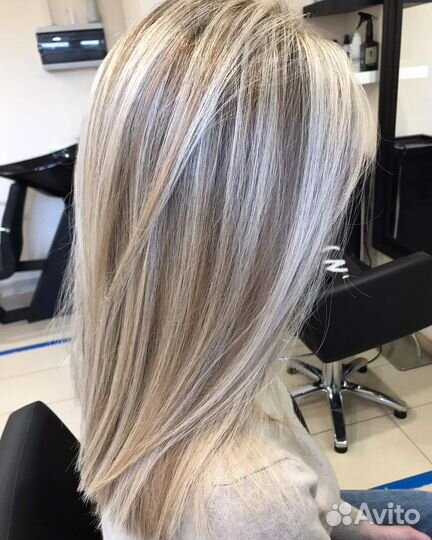 Парикмахер, сложное окрашивание,бразильский блонд