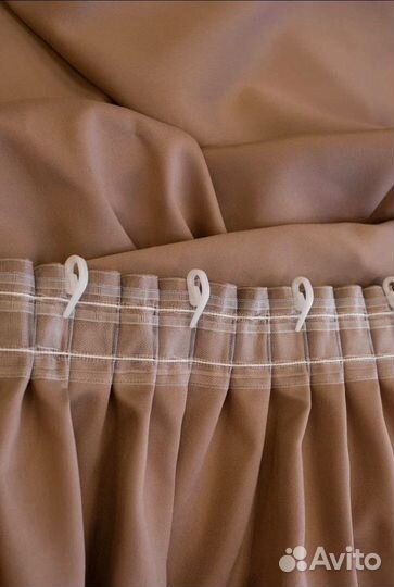 Комплект штор 280х250см, Капучино