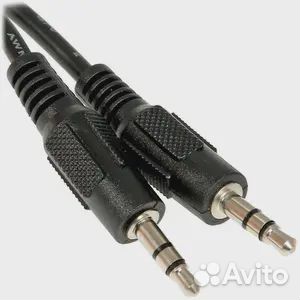 Кабель 3.5 mm jack - 3.5 mm jack черный