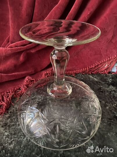 Ваза для фруктов на ножке Мальцов