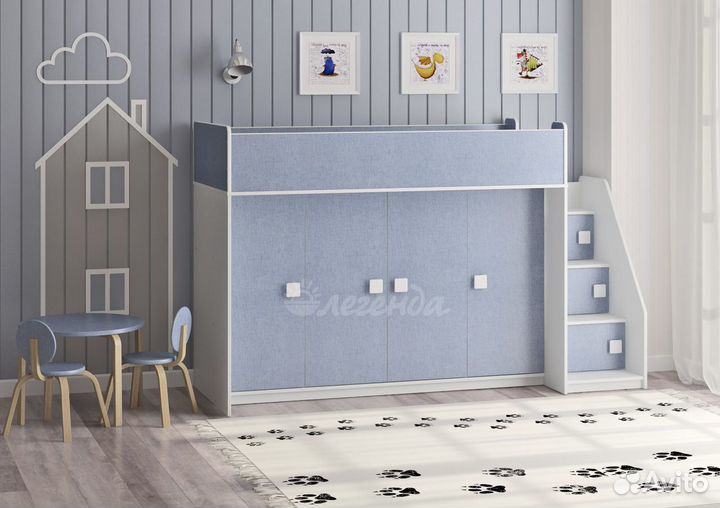 Кровать чердак