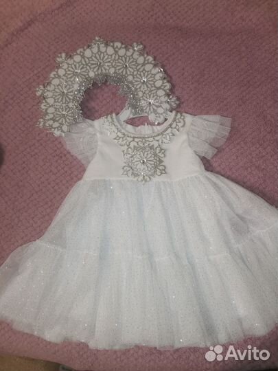 Костюм снежинки для девочки 92-98 р