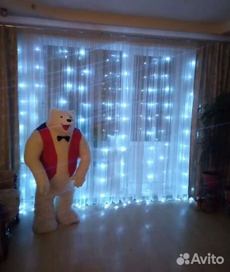 Гирлянда штора 3*3