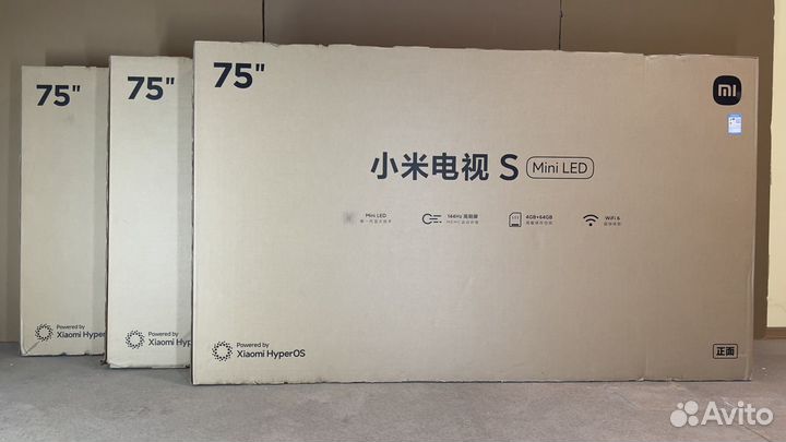 Телевизор Xiaomi S75 Mini LED 2024 4К 240 Гц