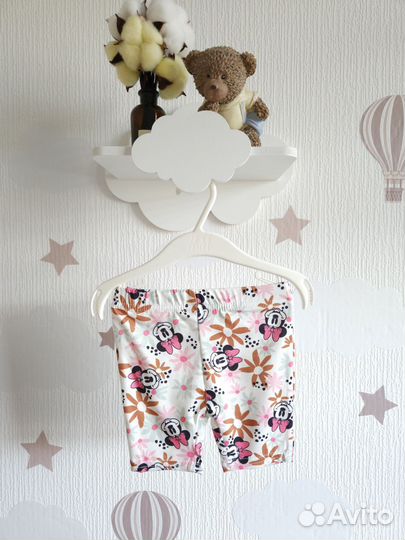 Комплект футболка и велосипедки Disney 74 80