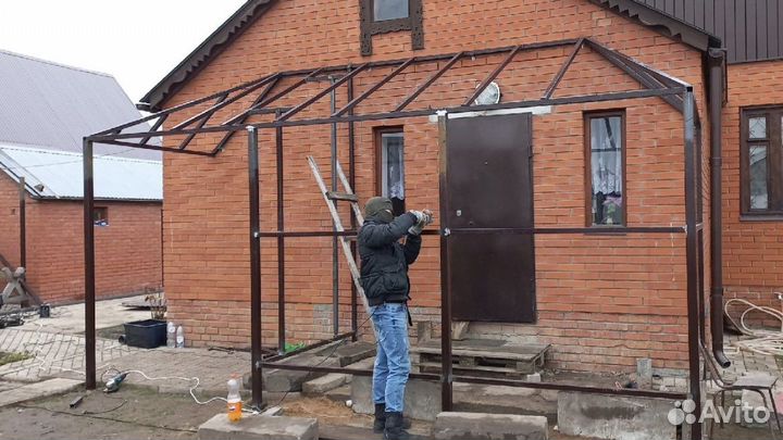 Установка/Заборов/Навесов/Калитки/Ворота