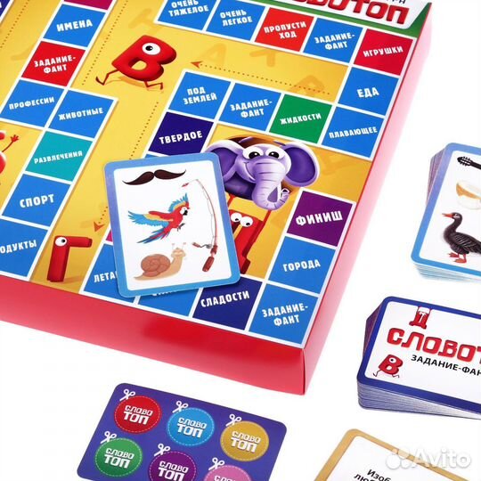 Настольная игра «Словотоп», 6+