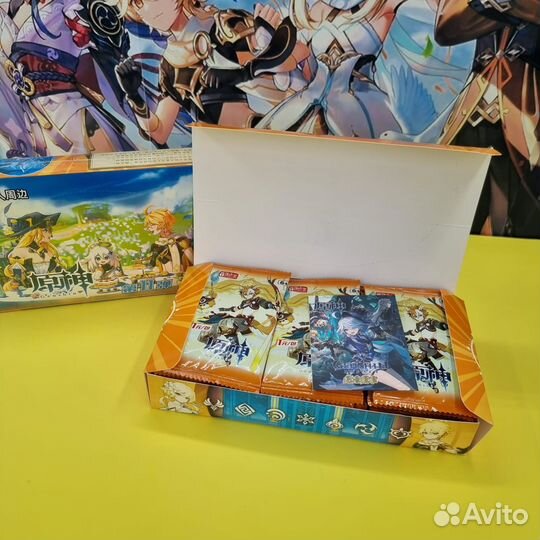 Коллекционные аниме карточки Геншин Импакт