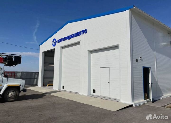 Гаражные секционные ворота с установкой