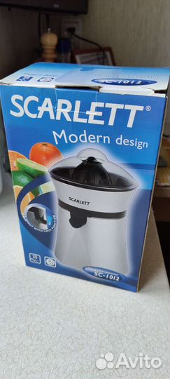 Соковыжималка новая scarlett SC-1012