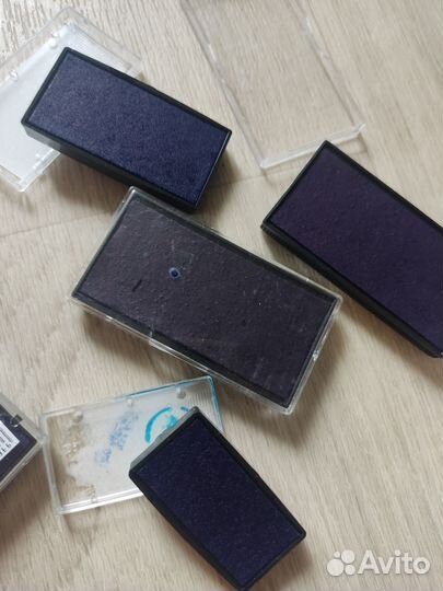 Набор штемпельных подушек. Чернила для печатей