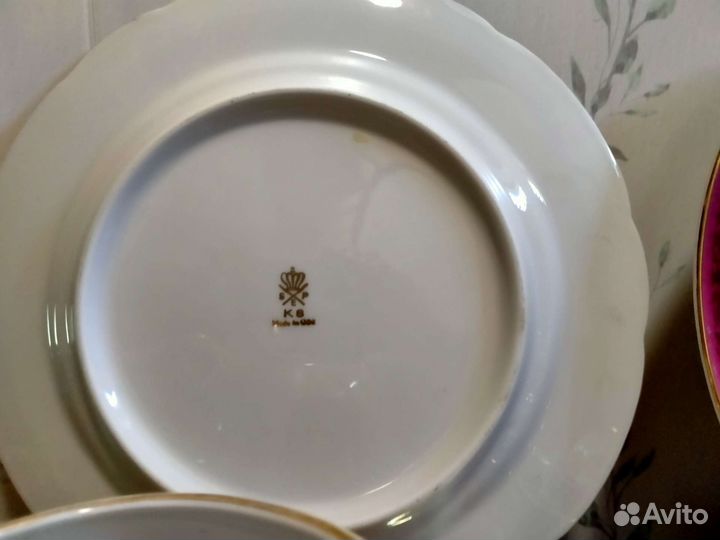 Новый сервиз столовый Мадонна 64 предмета гдр