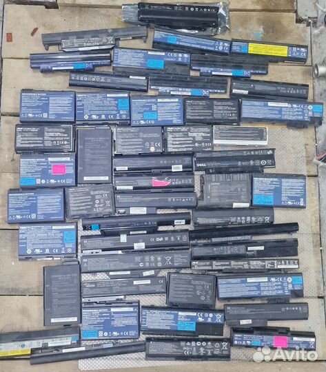 Аккумуляторы для ноутбуков 52шт