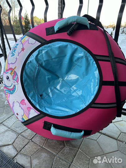 Санки тюбинг ватрушка коляска ника