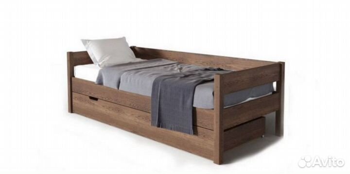 Кровать детская односпальная с ящиками