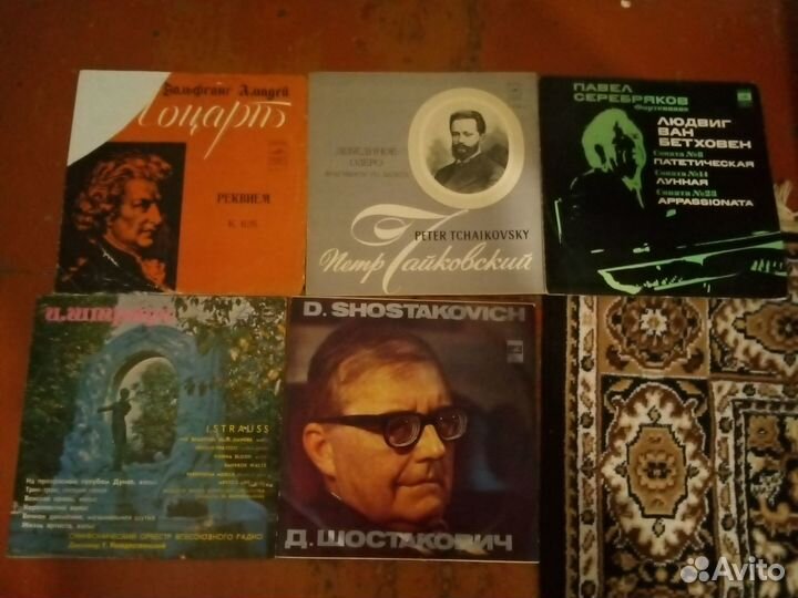 Пластинки СССР (классика, оркестр, народная, джаз)