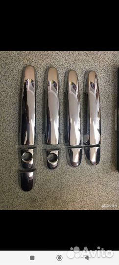 Хром ручки на тайоту Королла