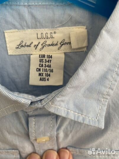 Новая рубашка Н&М,104