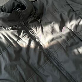 Reebok Puffer Jacket Gray Vintage 00s