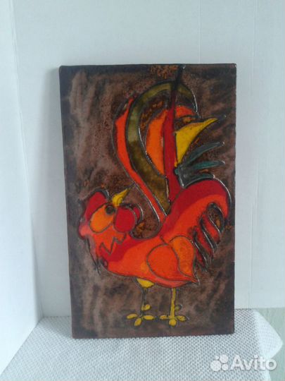 Панно петух винтаж