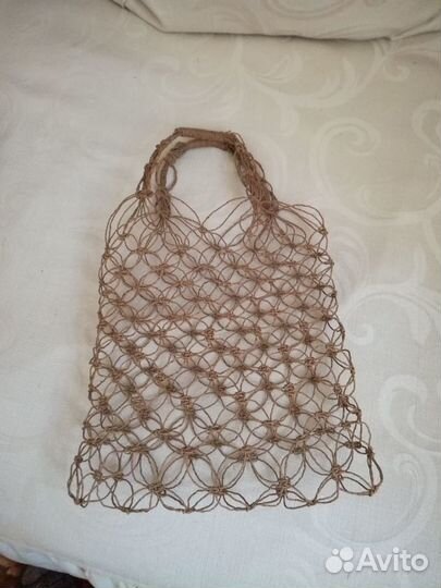 Шпагат для макраме, авоськи макраме и комплект б/у