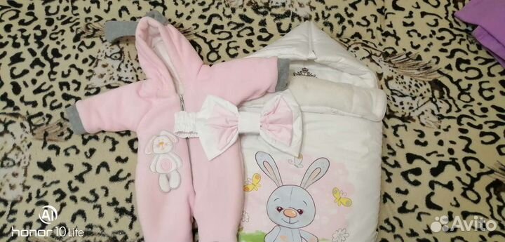 Конверт на выписку для девочки весна