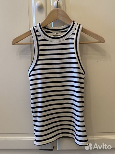 Полосатая майка Lime. Размер S