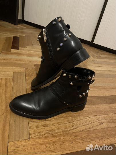 Ботинки натуральная кожа 38