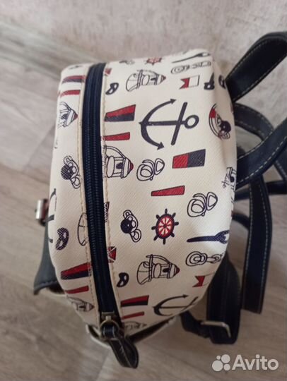 Рюкзак для девочки кож зам