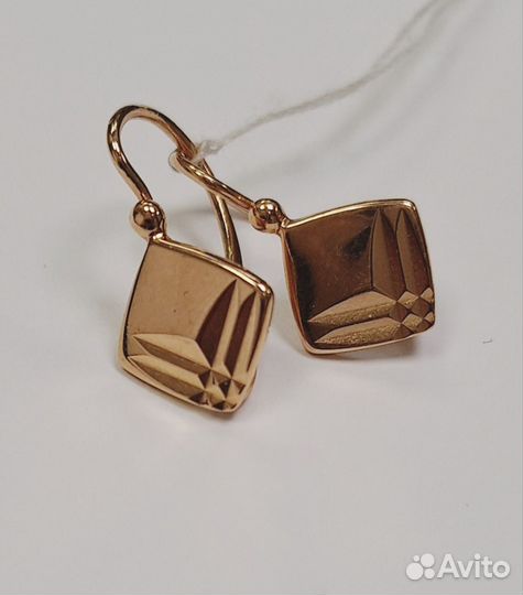 Золотые серьги СССР