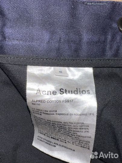 Брюки Acne Studios Alfred