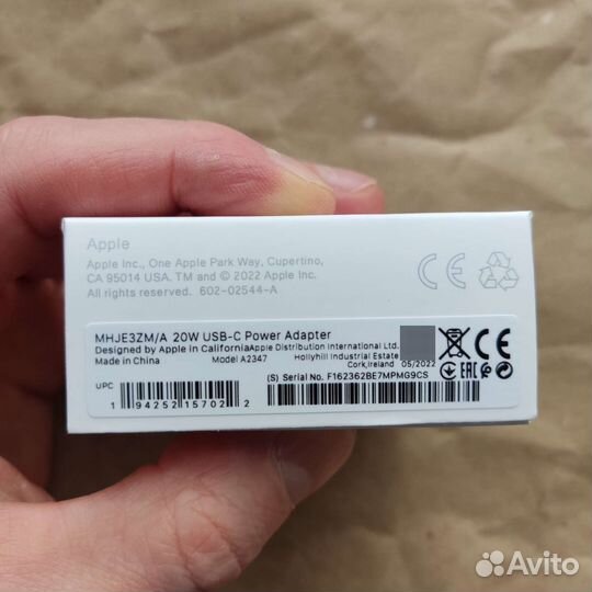 Зарядный блок iPhone 20w (оригинал)