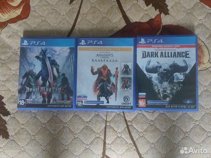 Игры для приставок ps4