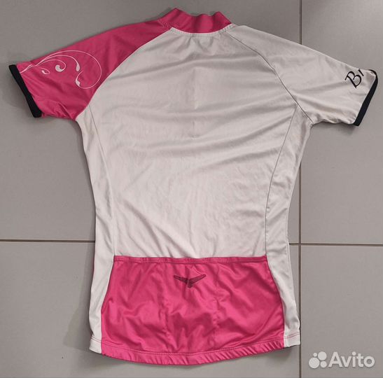 Велоджерси S розовые (велофутболка, велоодежда)