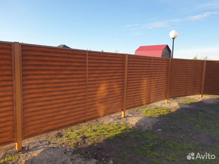 Забор из жалюзи