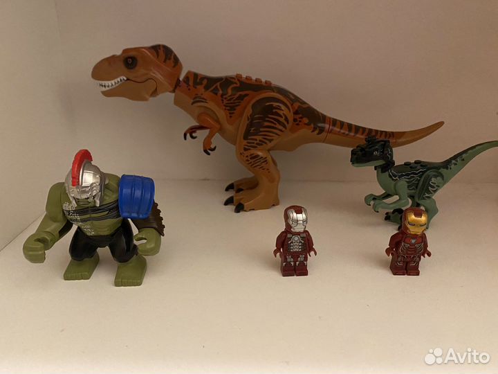 Lego фигурки динозавров халк