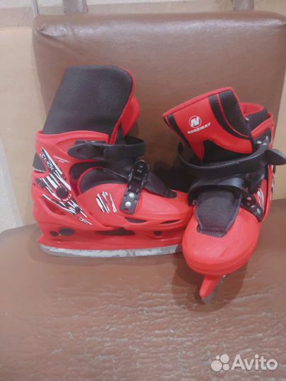 Коньки р. 34-37. Центр