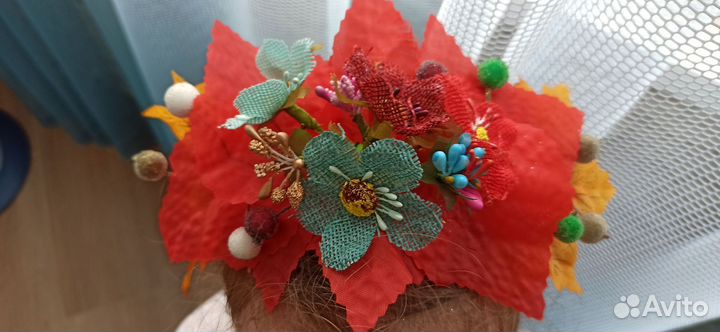 Ободок для волос ручной работы