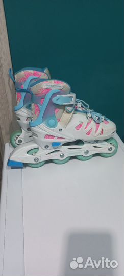 Ролики детские для девочек reaction размер 32-35