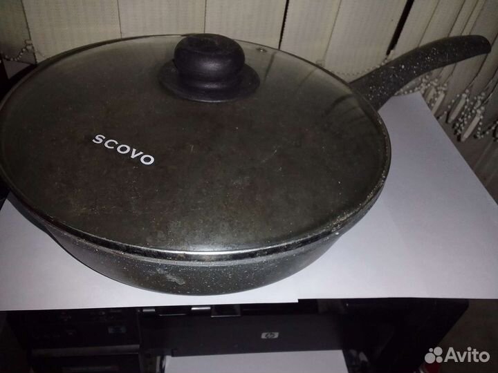 Сковорода, чайник со свистком, эмалированный СССР