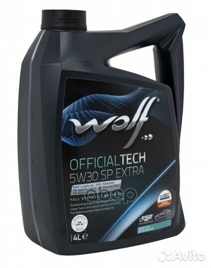 Масло моторное Wolf Oil officialtech C3 SP extr