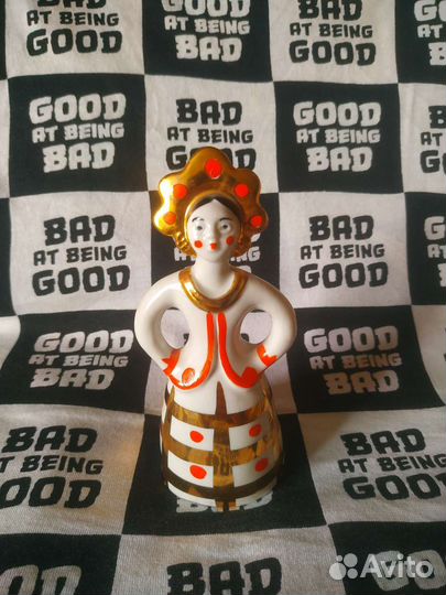 Статуэтка «Матрешка-невеста», Дулево фарфор СССР