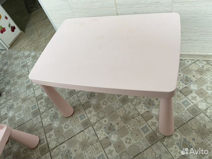 Детский стол и стул маммут