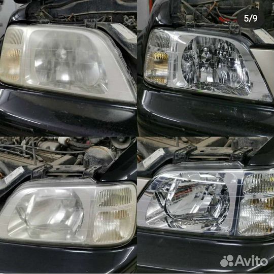 Автосвет,Химическая полировка фар