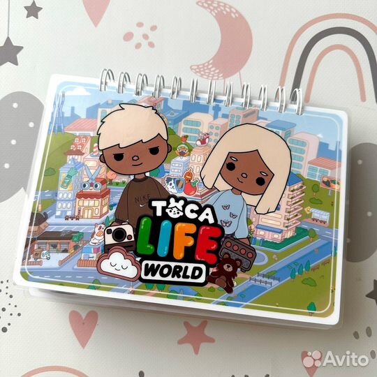 Тока бока альбом на липучках, развивающая игра