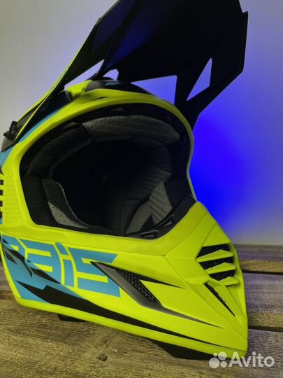 Шлем Acerbis X-Track VTR Turquoise/Fluo