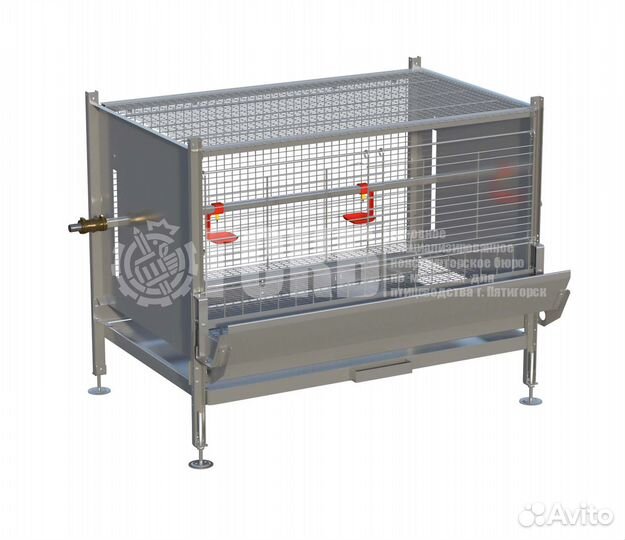 Фермерский блок клеток бб-1 для бройлеров